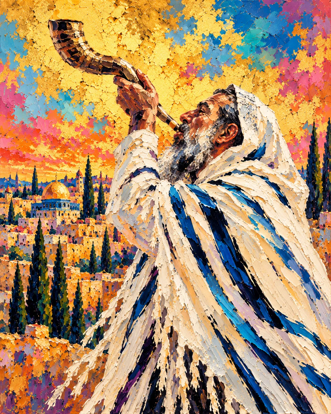 Shofar sur Jérusalem