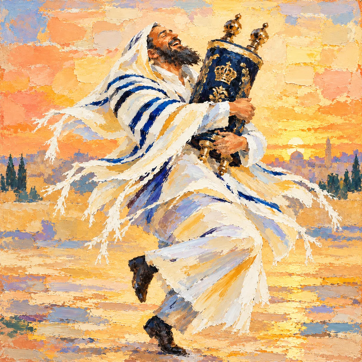 La danse de la Torah, or